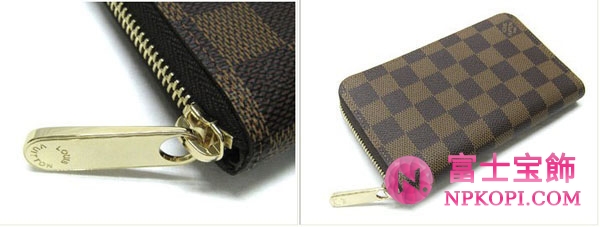 (LOUIS VUITTON)ルイヴィトン ブランドコピー ダミエ財布 ジッピーコンパクト ウォレット N60028